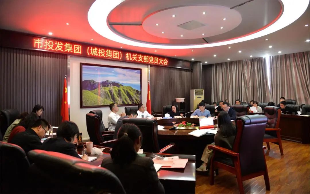 市投發(fā)集團（城投集團）機關(guān)黨支部召開(kāi)黨員大會(huì )暨2022年度組織生活會(huì )
